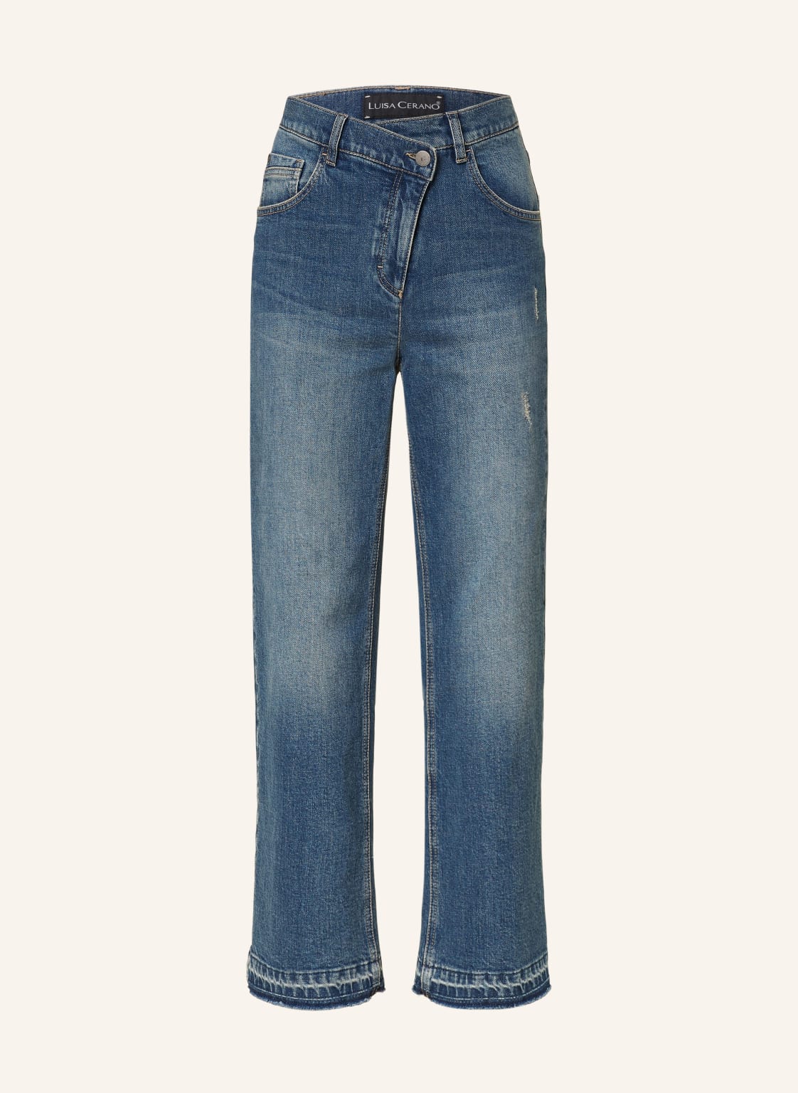 Luisa Cerano Straight Jeans blau von LUISA CERANO