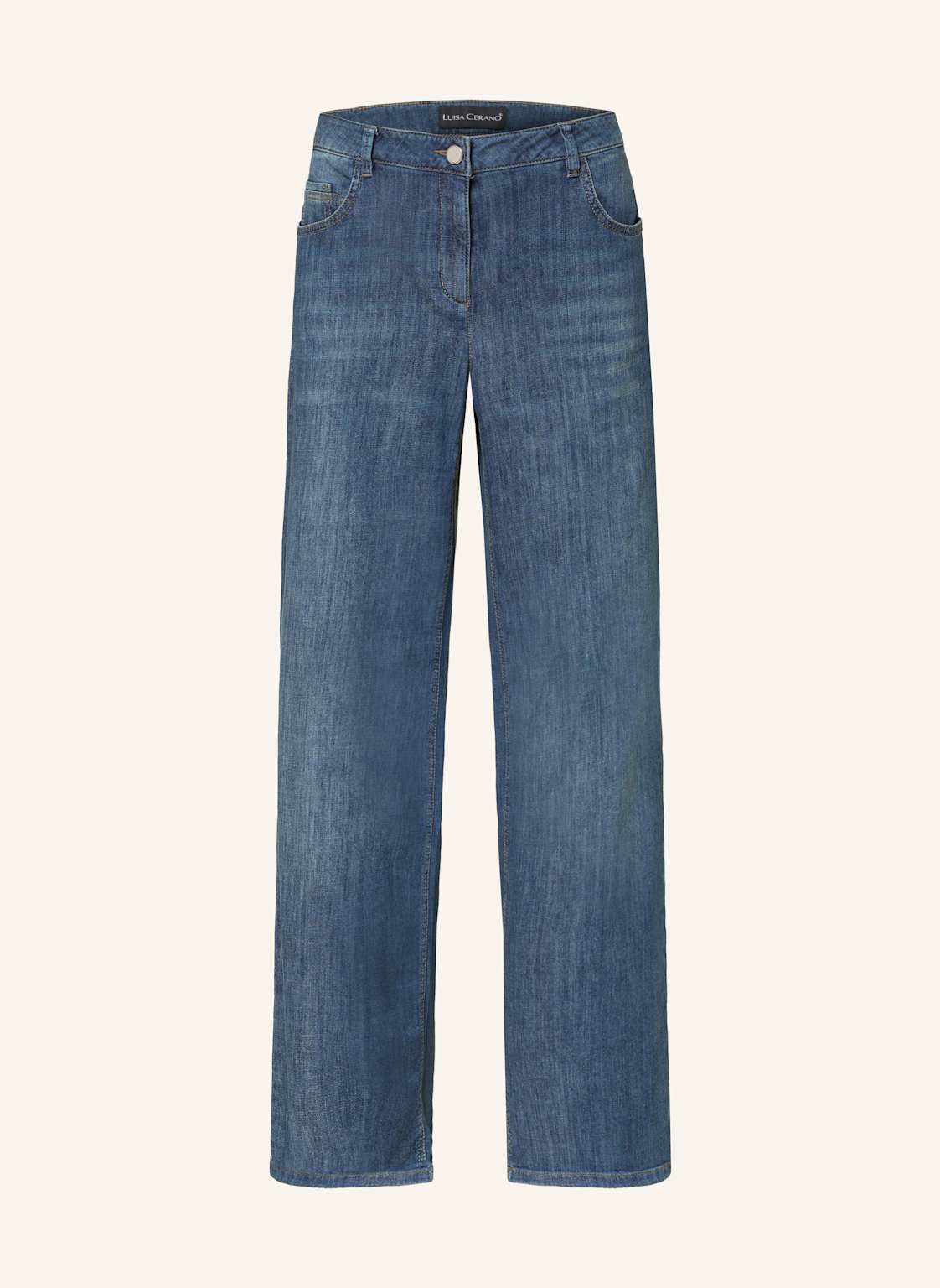 Luisa Cerano Straight Jeans blau von LUISA CERANO