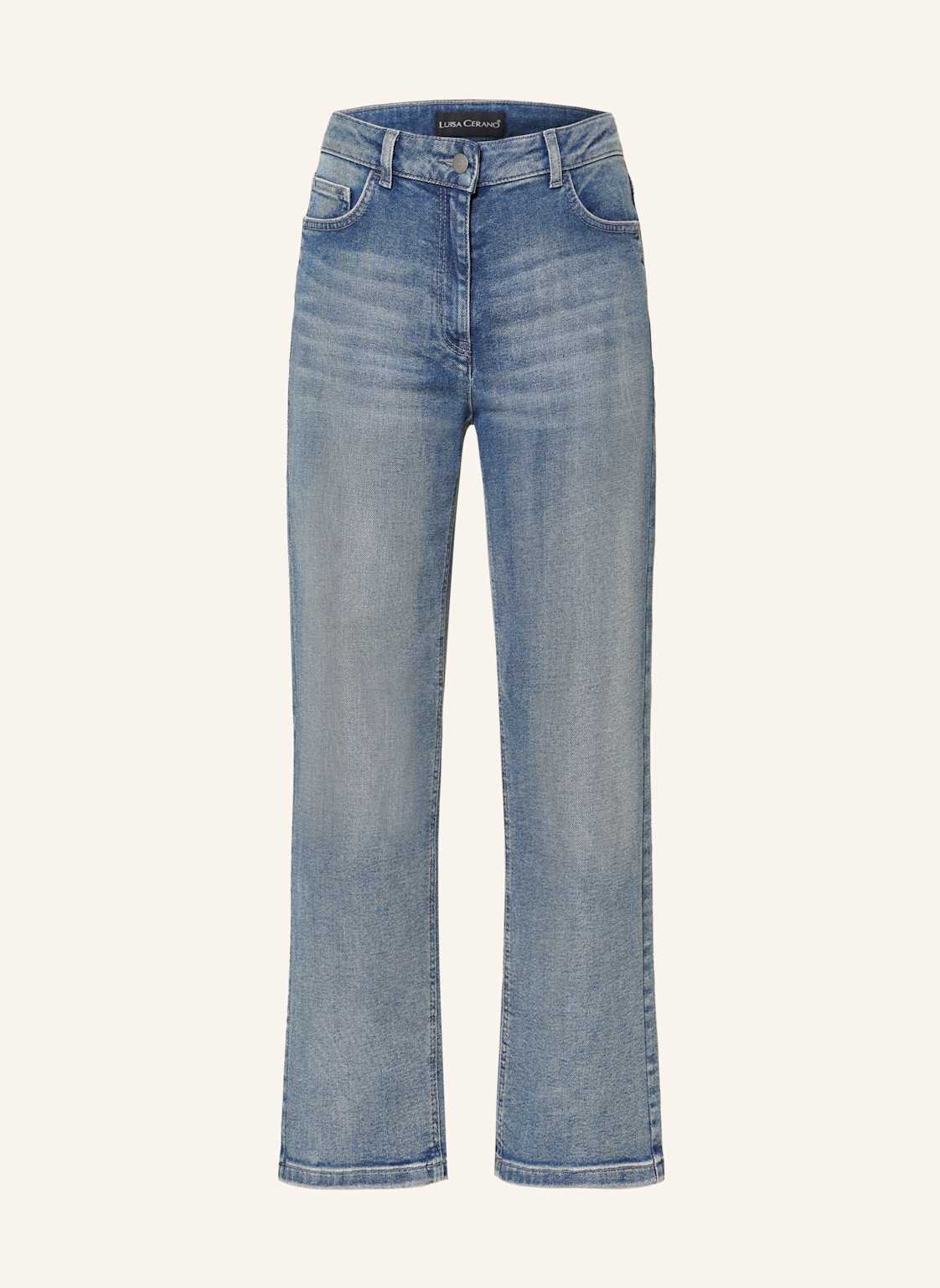 Luisa Cerano Straight Jeans blau von LUISA CERANO