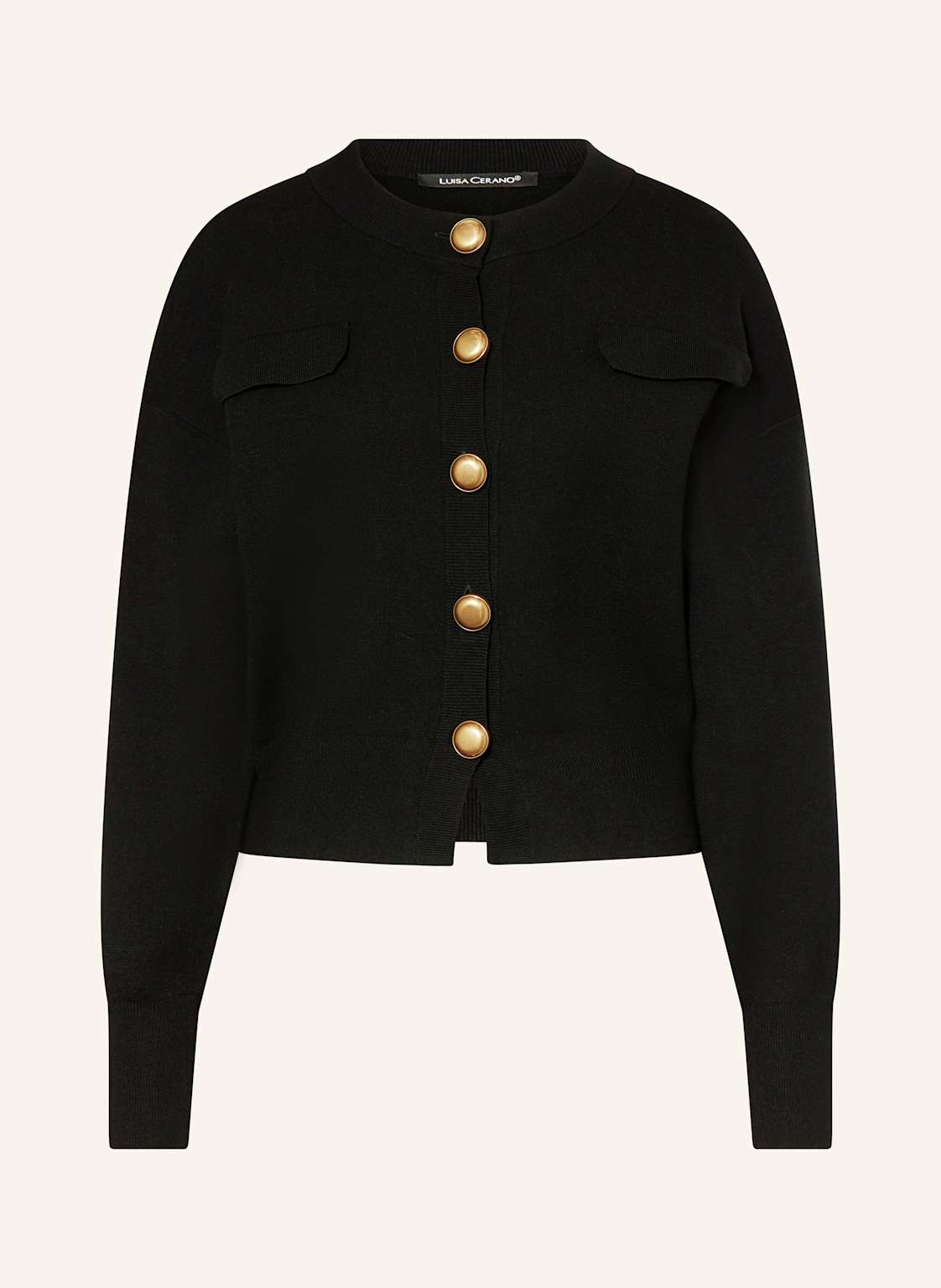 Luisa Cerano Strickjacke schwarz Luisa Cerano Strickjacke schwarz von LUISA CERANO