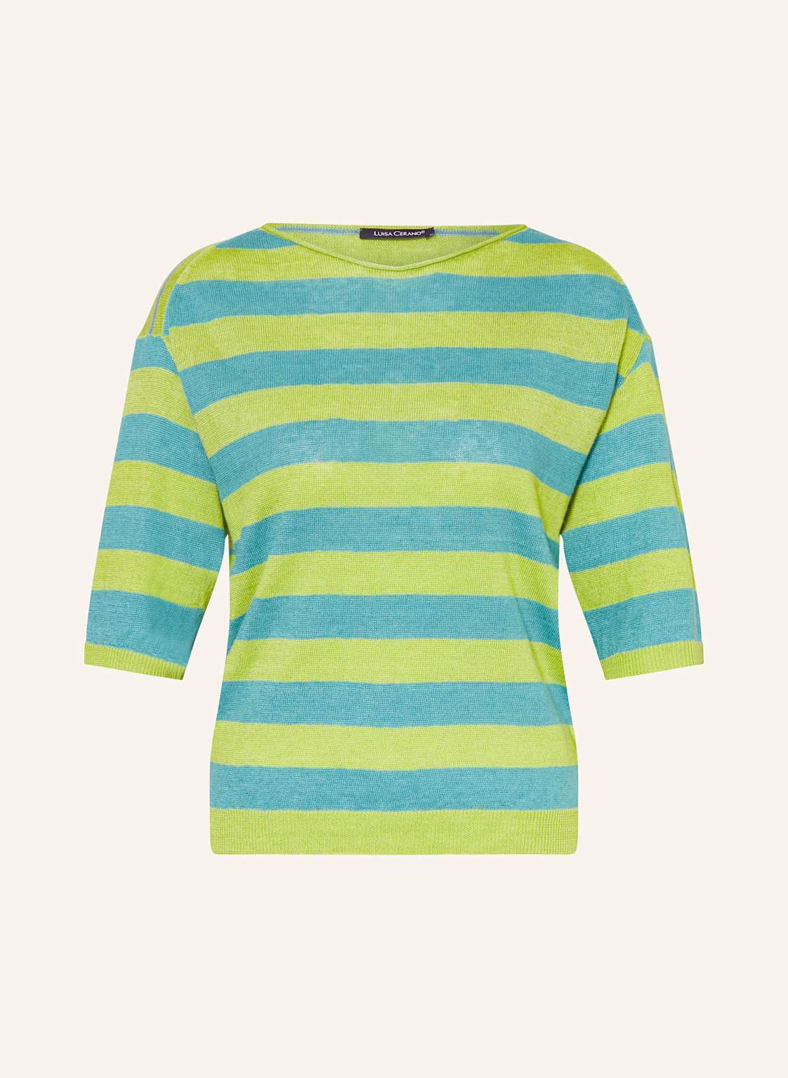 Luisa Cerano Strickshirt Aus Leinen gruen Luisa Cerano Strickshirt Aus Leinen gruen von LUISA CERANO