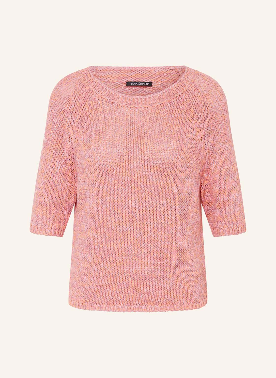 Luisa Cerano Strickshirt Mit Leinen pink Luisa Cerano Strickshirt Mit Leinen pink von LUISA CERANO