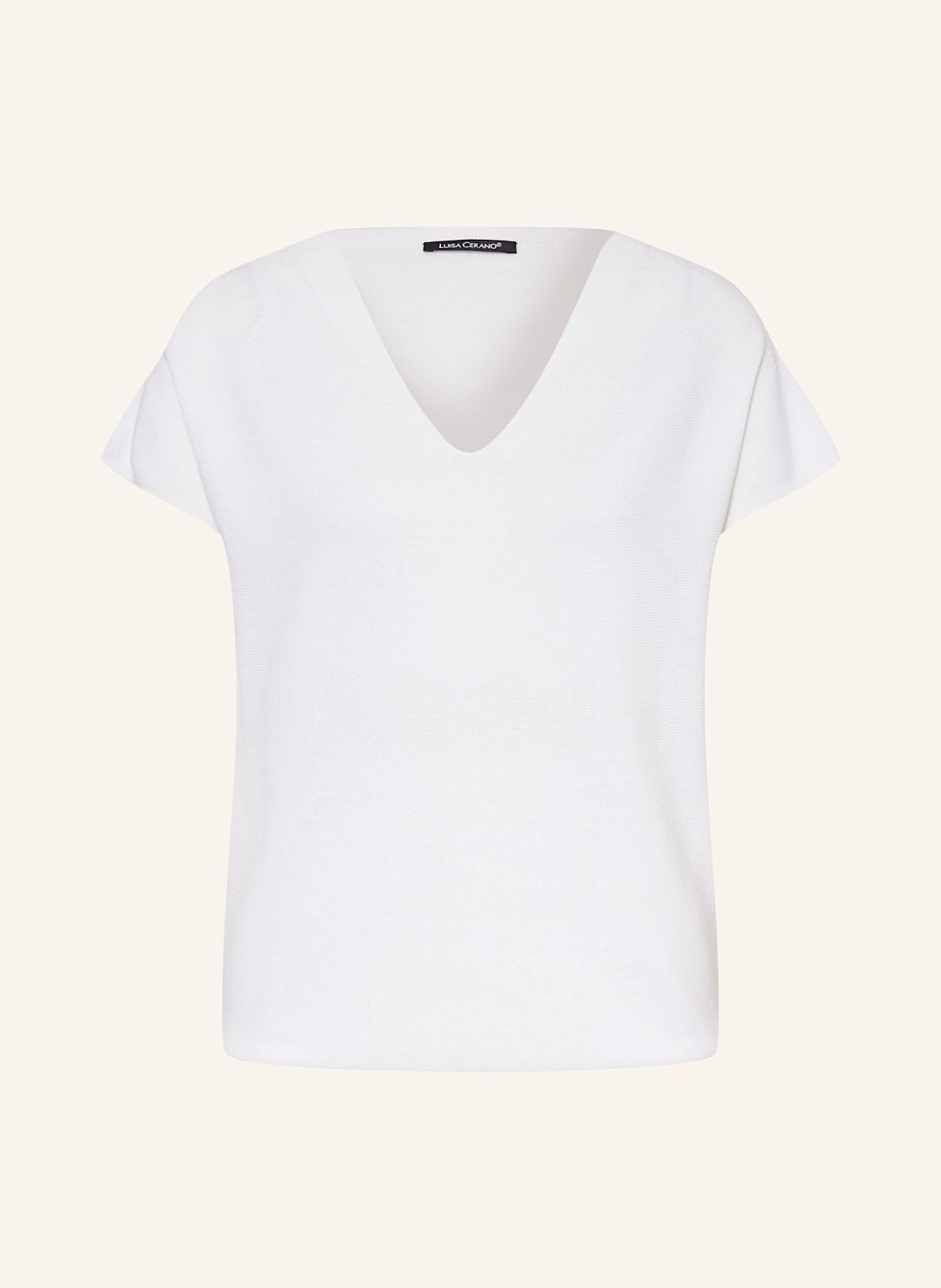 Luisa Cerano Strickshirt weiss Luisa Cerano Strickshirt weiss von LUISA CERANO