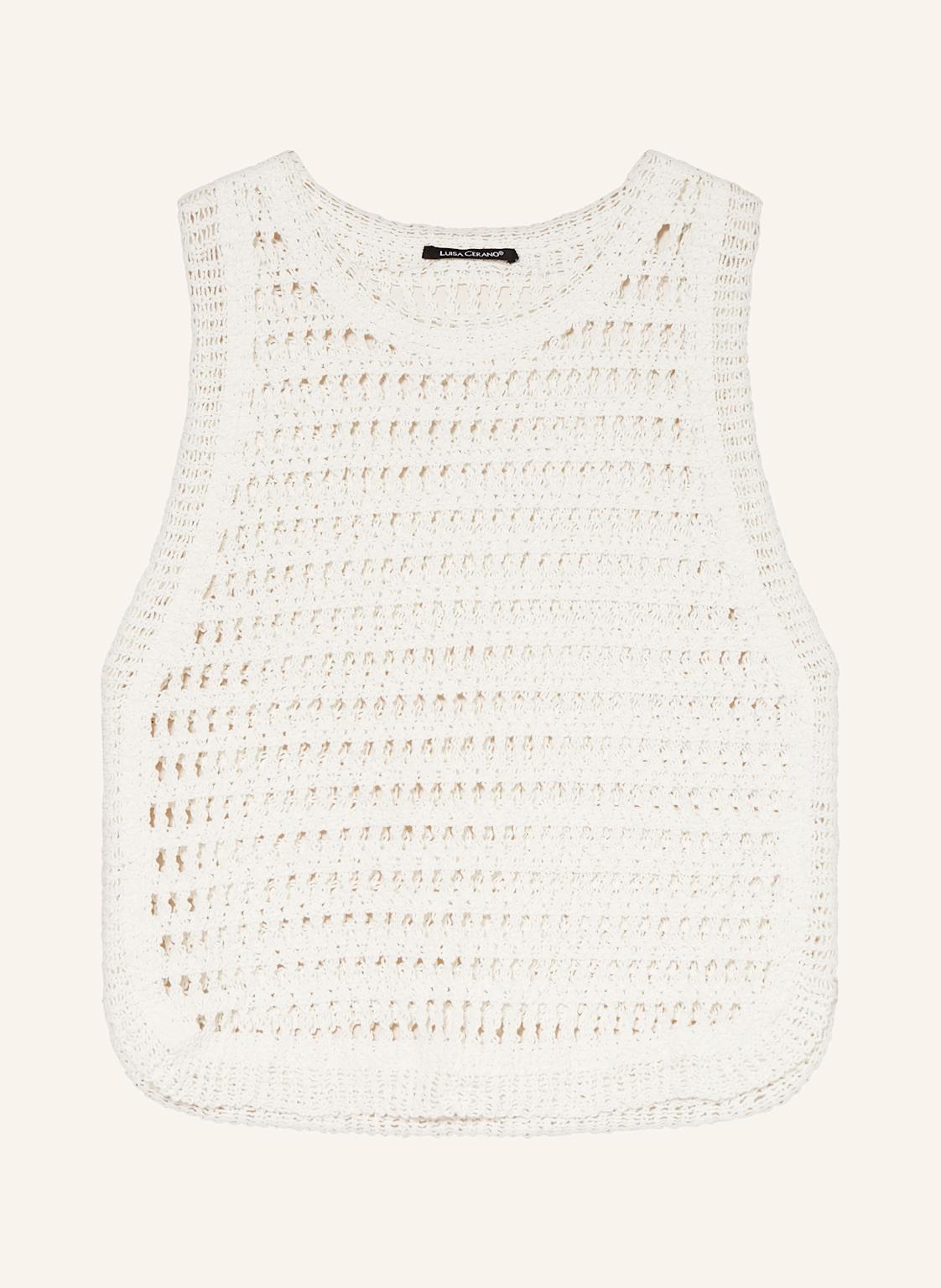 Luisa Cerano Stricktop weiss Luisa Cerano Stricktop weiss von LUISA CERANO