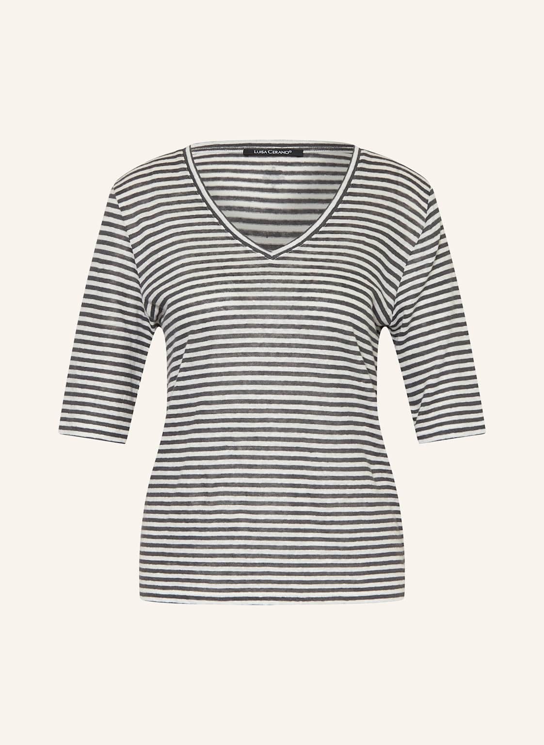 Luisa Cerano T-Shirt Aus Leinen grau Luisa Cerano T-Shirt Aus Leinen grau von LUISA CERANO