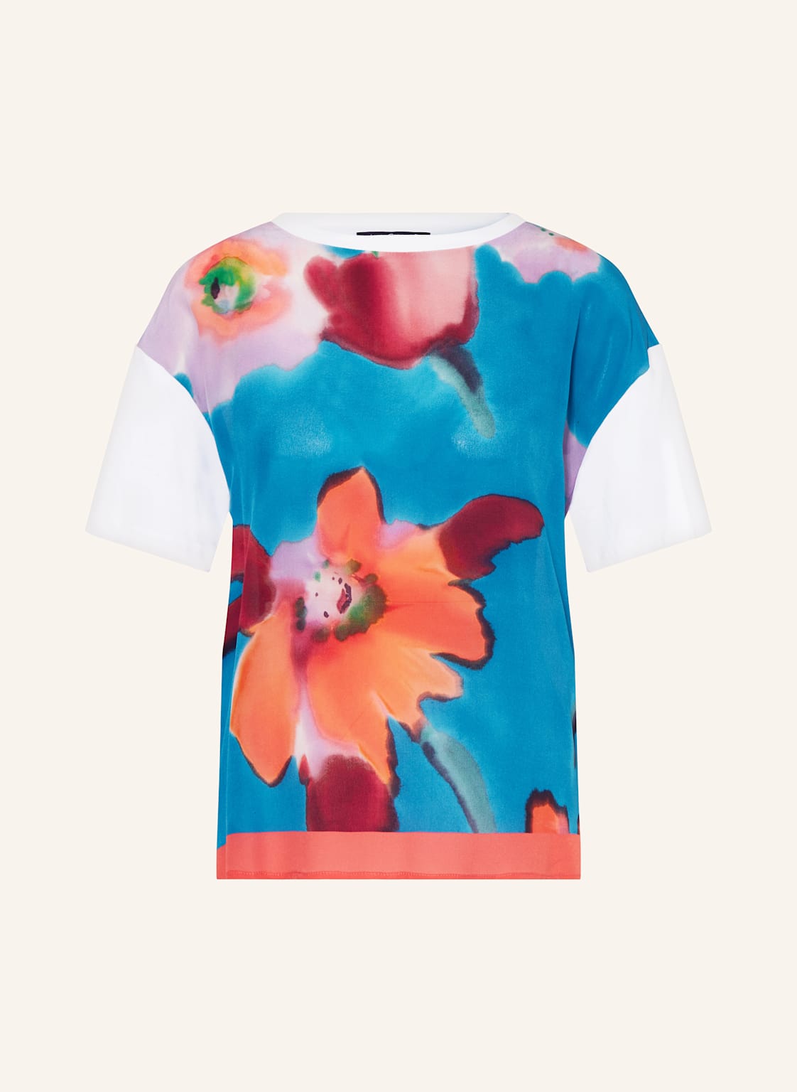Luisa Cerano T-Shirt Aus Seide blau Luisa Cerano T-Shirt Aus Seide blau von LUISA CERANO
