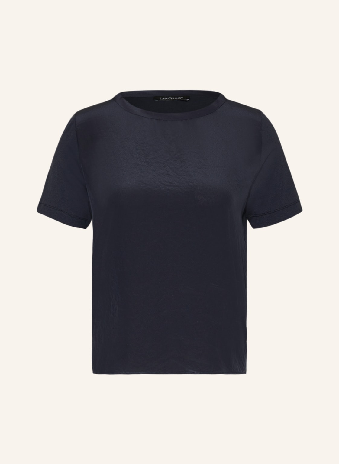 Luisa Cerano T-Shirt Im Materialmix blau von LUISA CERANO