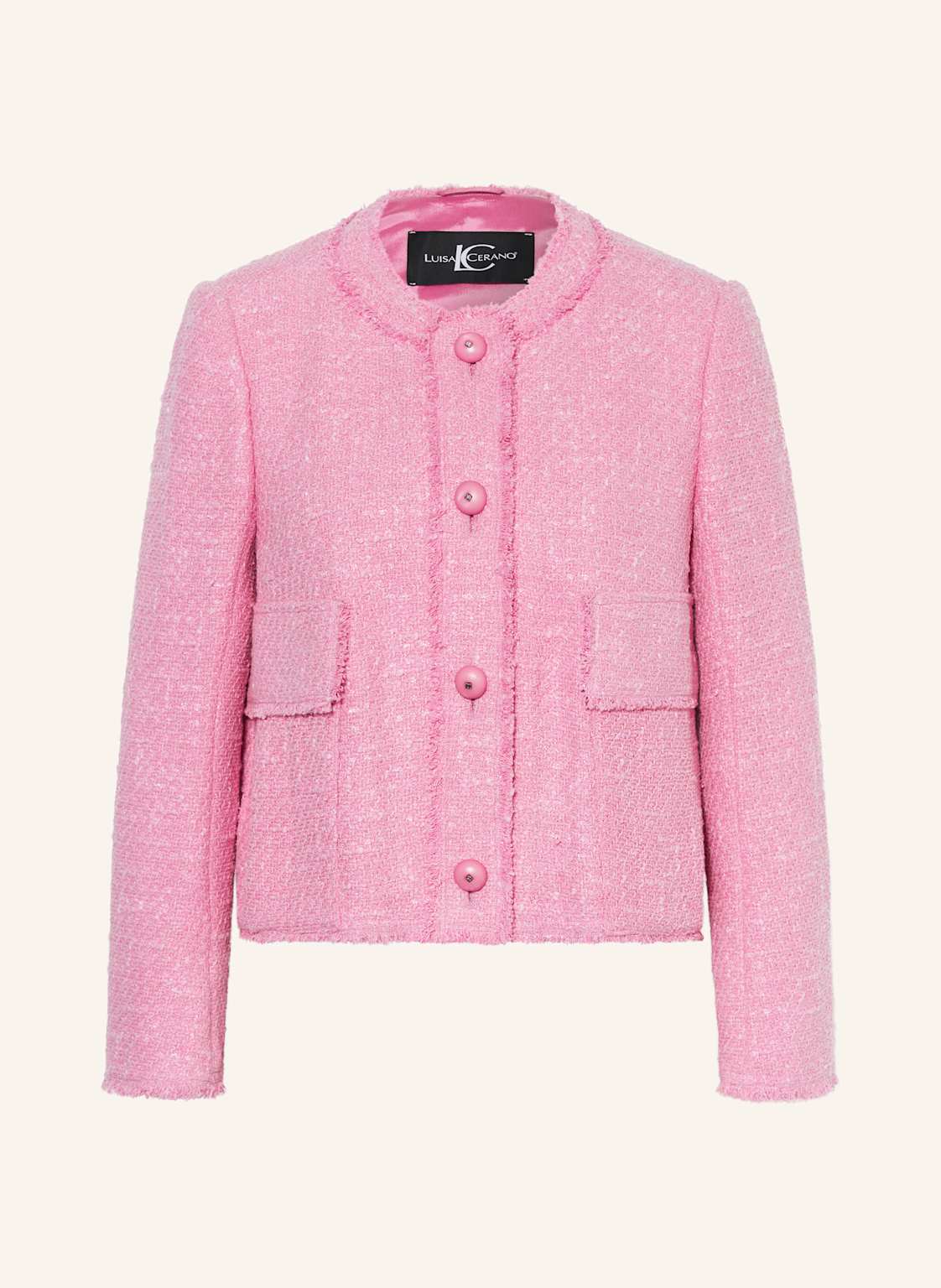 Luisa Cerano Tweed-Jacke pink Luisa Cerano Tweed-Jacke pink von LUISA CERANO