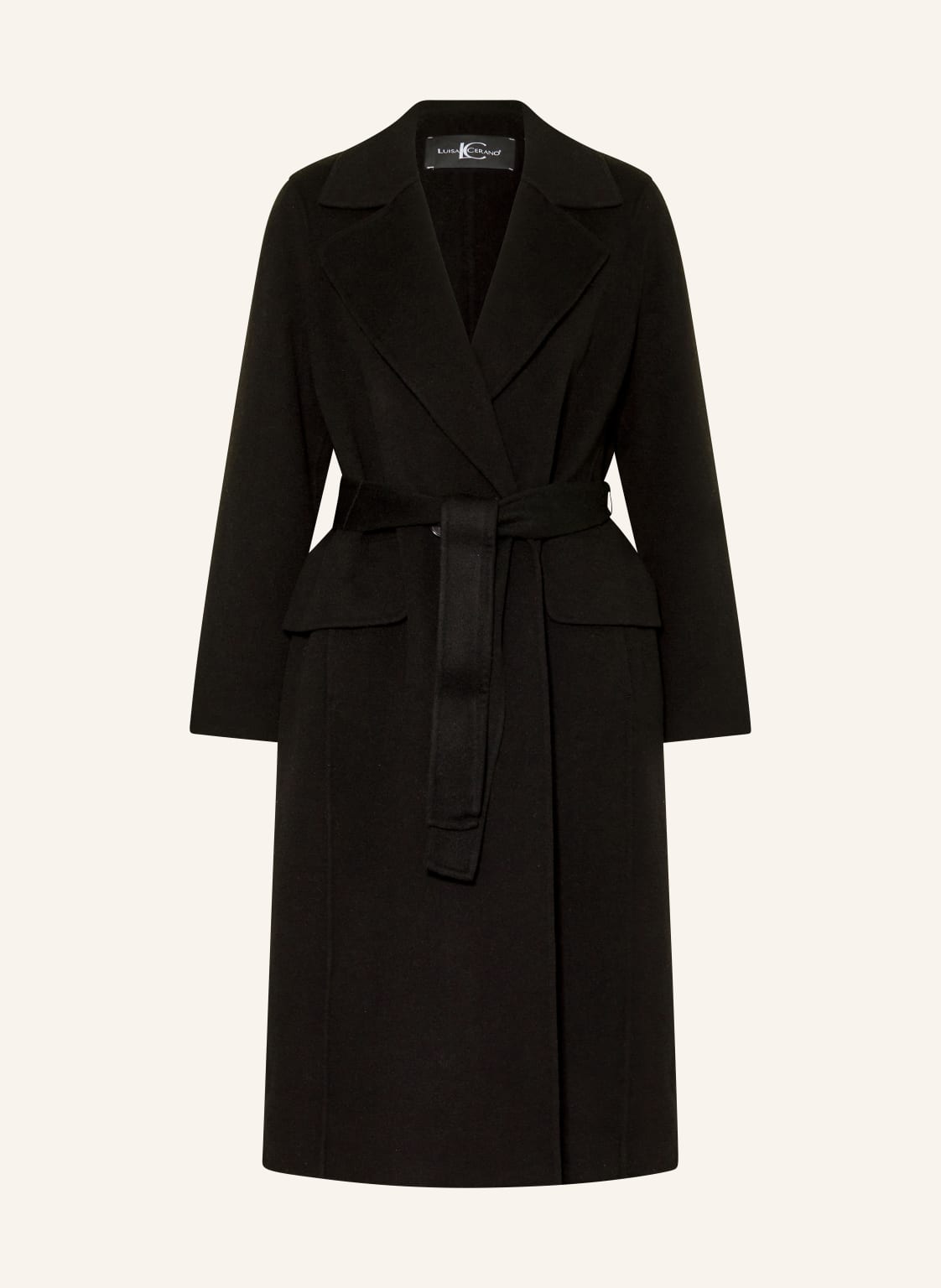Luisa Cerano Wollmantel schwarz Luisa Cerano Wollmantel schwarz von LUISA CERANO