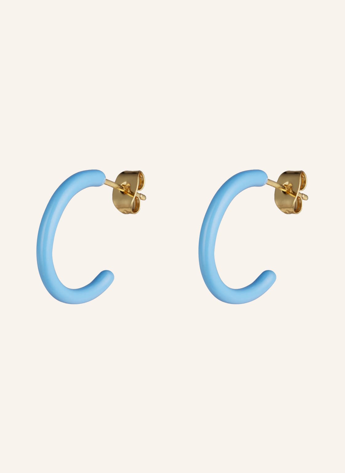 Lulu Copenhagen Creolen Color Hoops blau Lulu Copenhagen Creolen Color Hoops blau von LULU Copenhagen