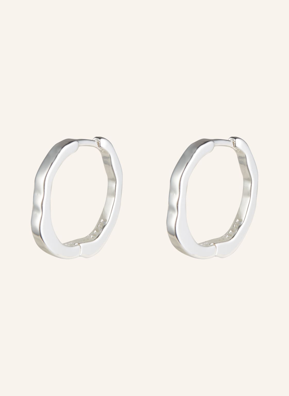 Lulu Copenhagen Creolen Organic Hoops silber Lulu Copenhagen Creolen Organic Hoops silber von LULU Copenhagen