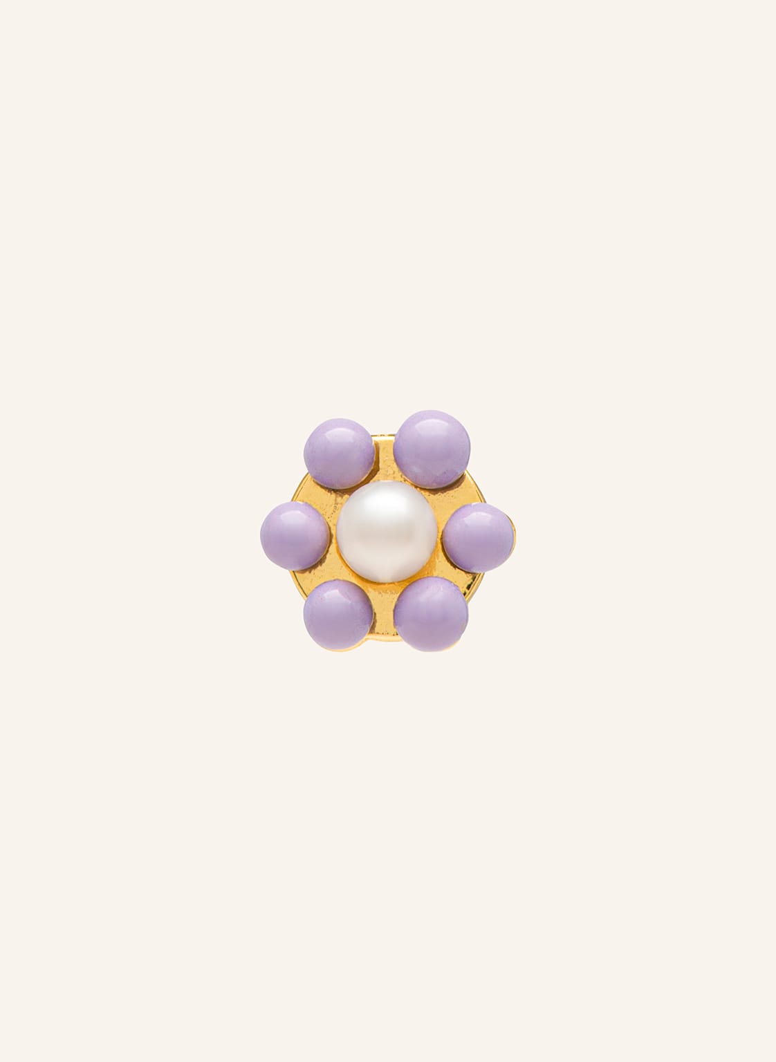 Lulu Copenhagen Ohrstecker Bouquet Purple Flower gold Lulu Copenhagen Ohrstecker Bouquet Purple Flower gold von LULU Copenhagen
