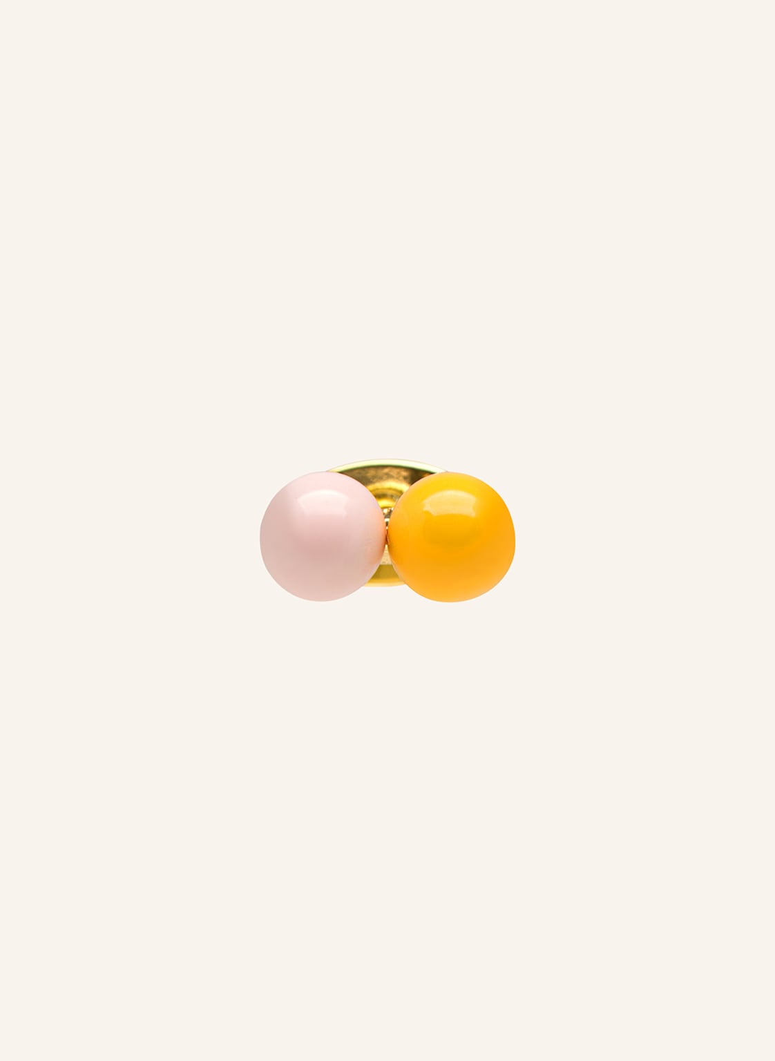 Lulu Copenhagen Ohrstecker Double Color Ball gold Lulu Copenhagen Ohrstecker Double Color Ball gold von LULU Copenhagen