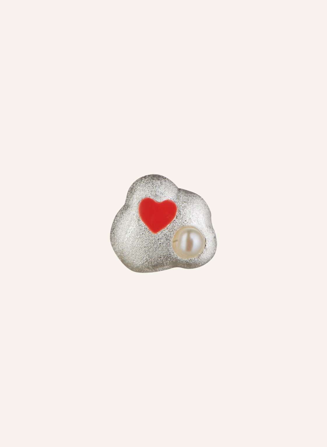 Lulu Copenhagen Ohrstecker Magic Stone Heart silber Lulu Copenhagen Ohrstecker Magic Stone Heart silber von LULU Copenhagen