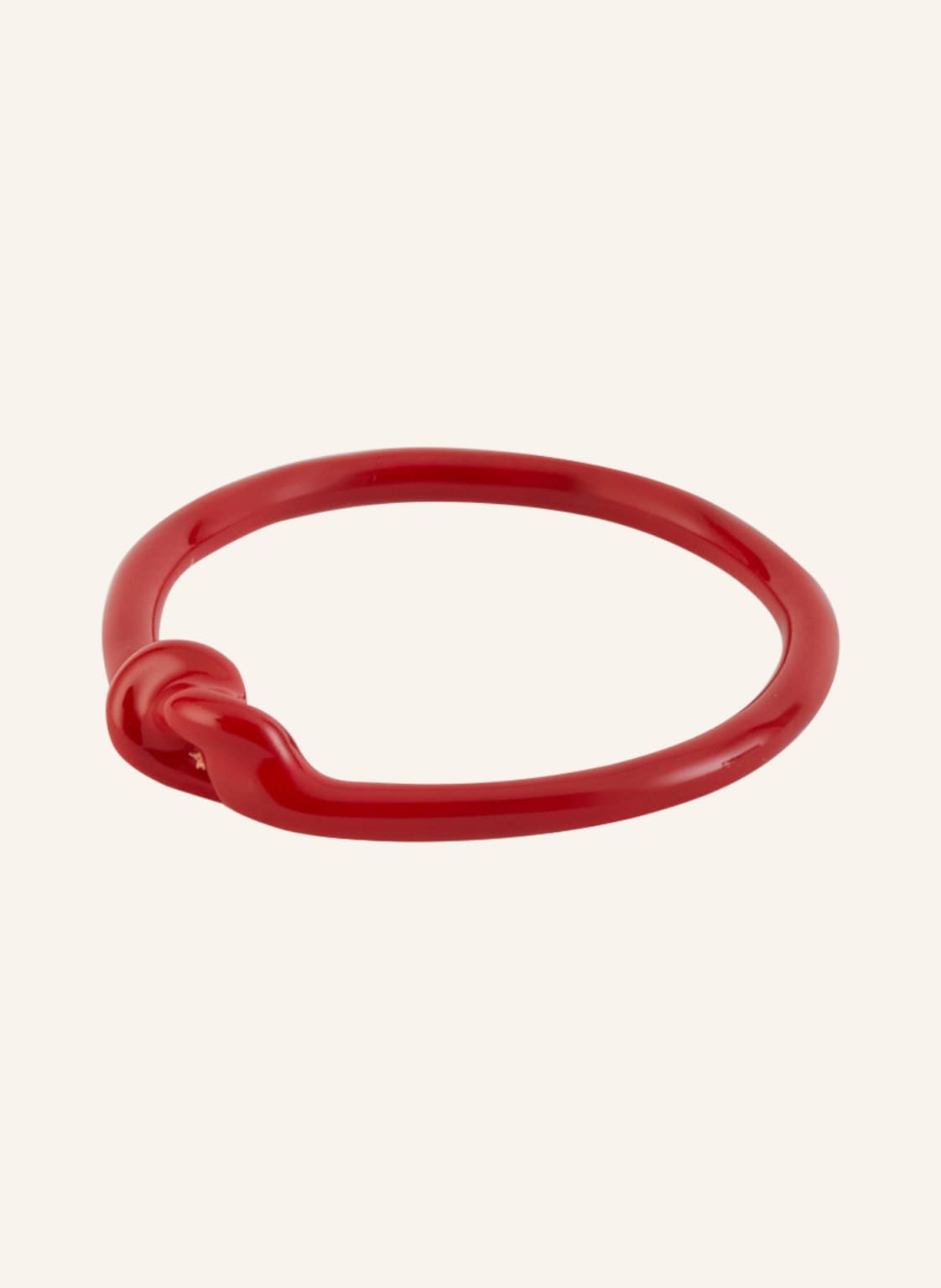 Lulu Copenhagen Ring Love Knot rot von LULU Copenhagen