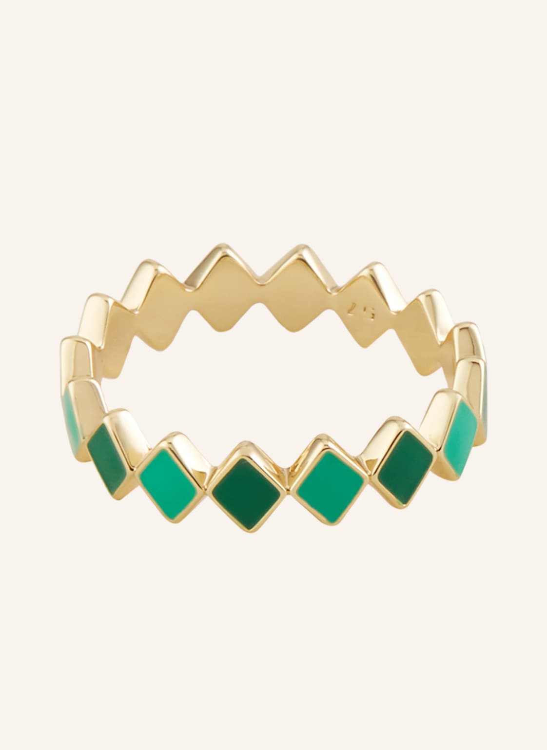 Lulu Copenhagen Ring gruen Lulu Copenhagen Ring gruen von LULU Copenhagen