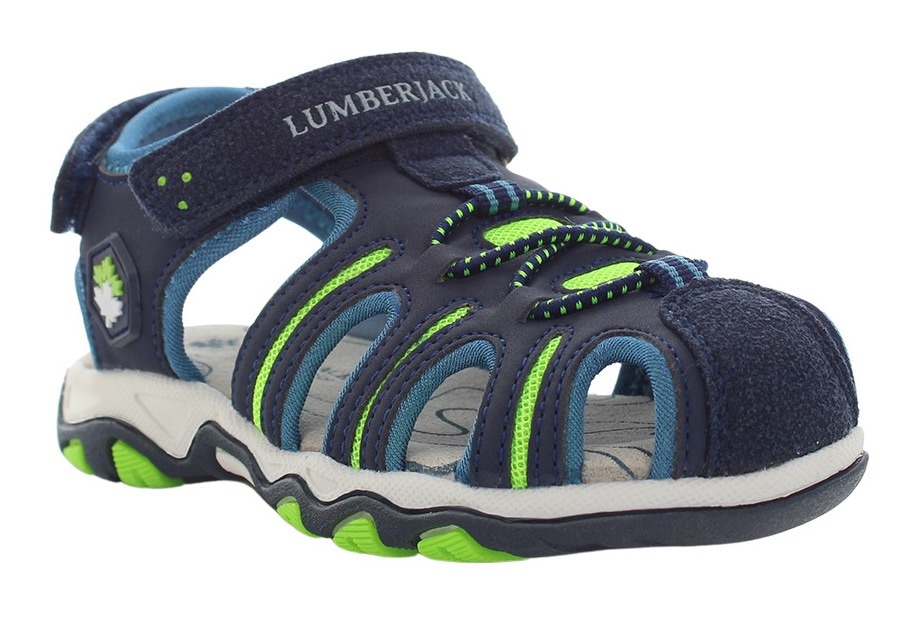 LUMBERJACK Outdoorsandale, Sommerschuh, Freizeitsandale, Klettschuh, mit Kontrast-Details von LUMBERJACK