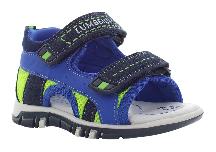 LUMBERJACK Sandale, Sommerschuh, Klettschuh, Sandalette, mit weichem Textilfutter von LUMBERJACK