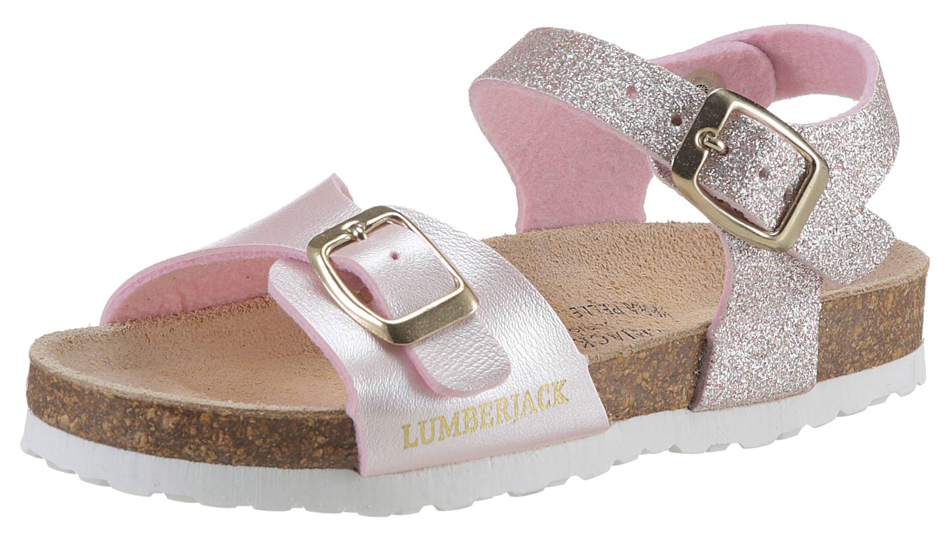 LUMBERJACK Sandale, Sommerschuh, Riemchensandale, Sandalette, mit Glitzer von LUMBERJACK