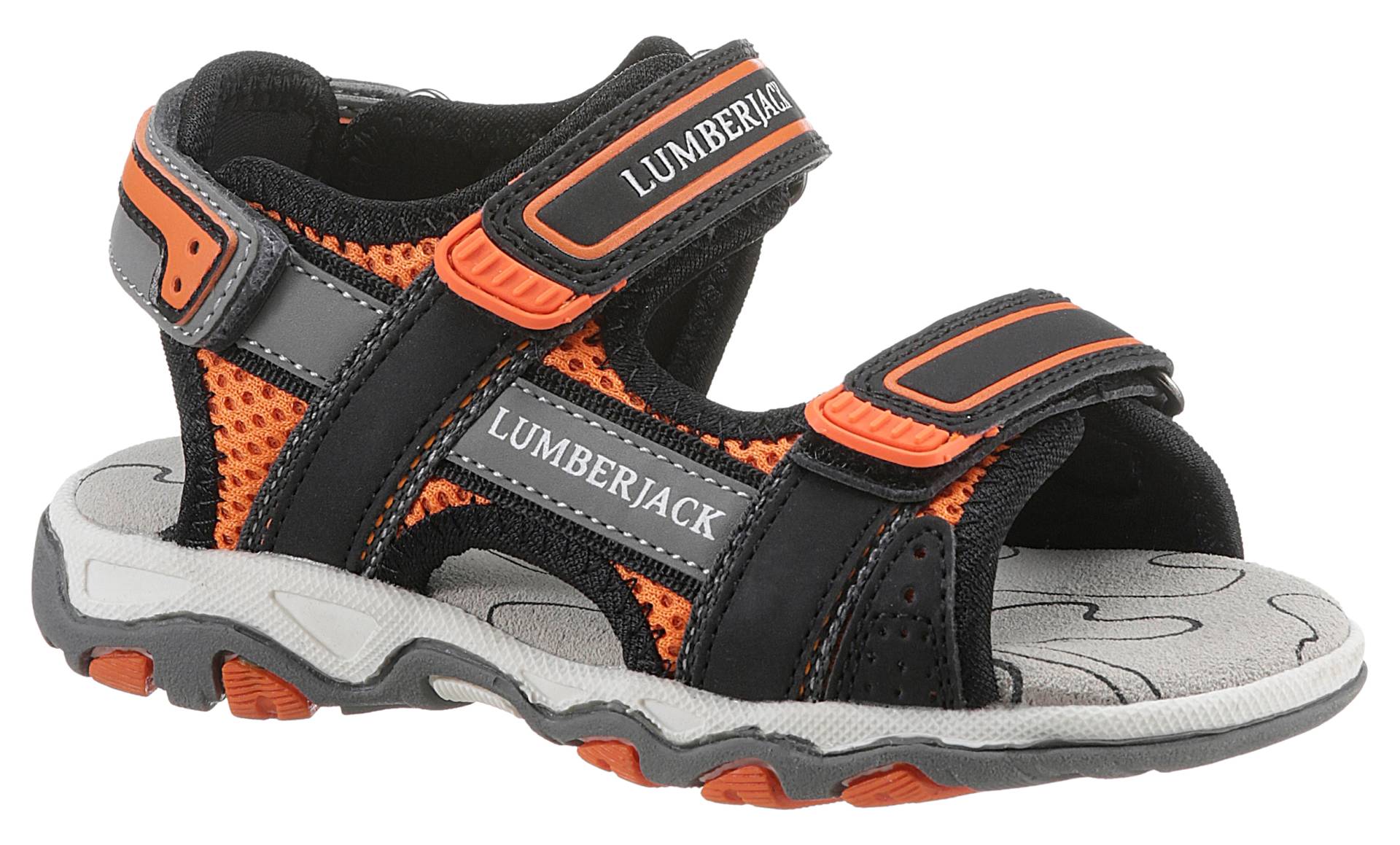 LUMBERJACK Trekkingsandale, Sommerschuh, Outdoorsandale, Klettschuh, mit Lederinnensohle von LUMBERJACK