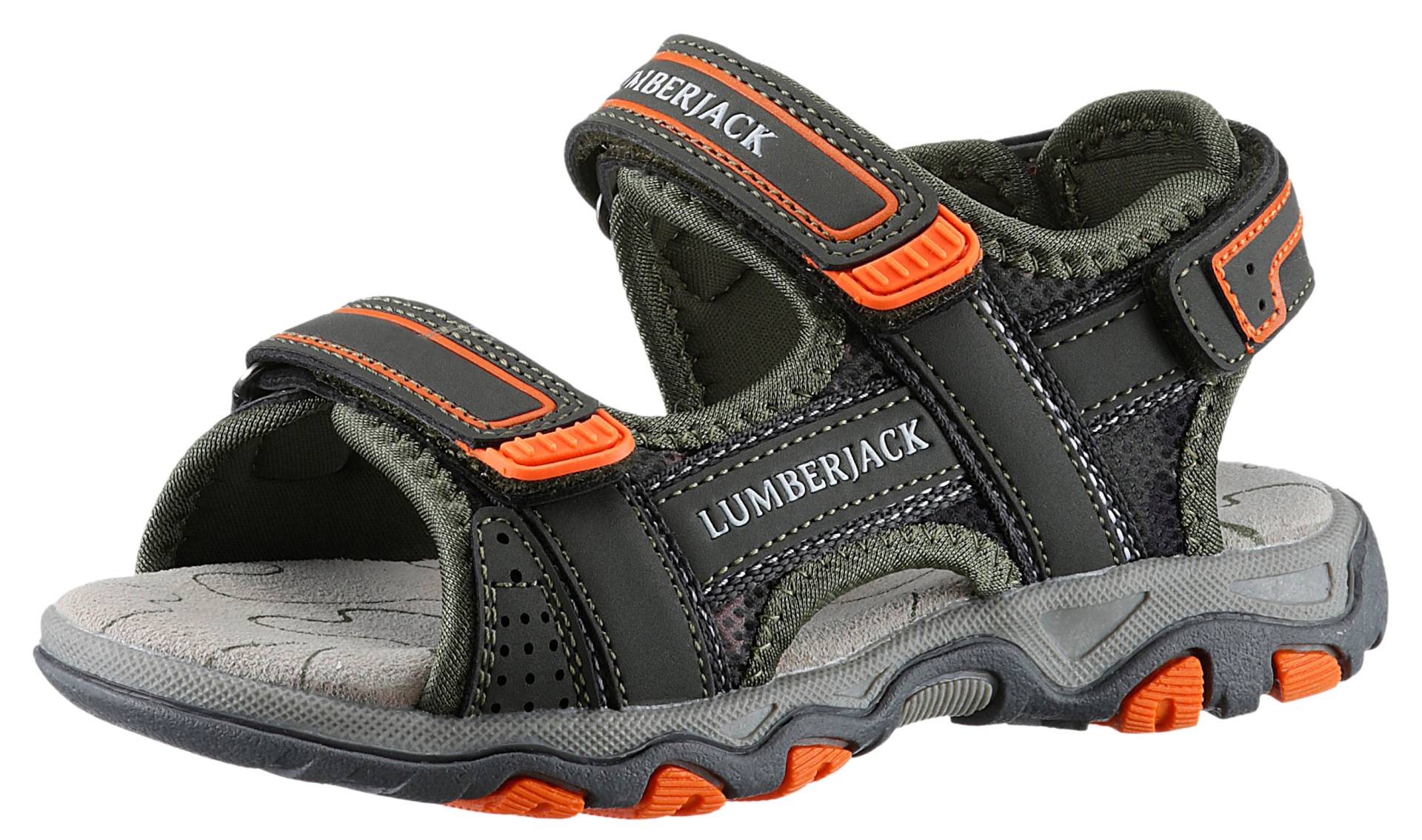 LUMBERJACK Trekkingsandale, Sommerschuh, Outdoorsandale, Klettschuh, mit Lederinnensohle