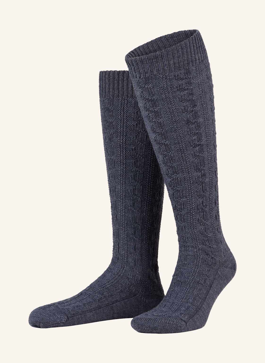 Lusana Trachten-Kniestrümpfe blau Lusana Trachten-Kniestrümpfe blau von LUSANA
