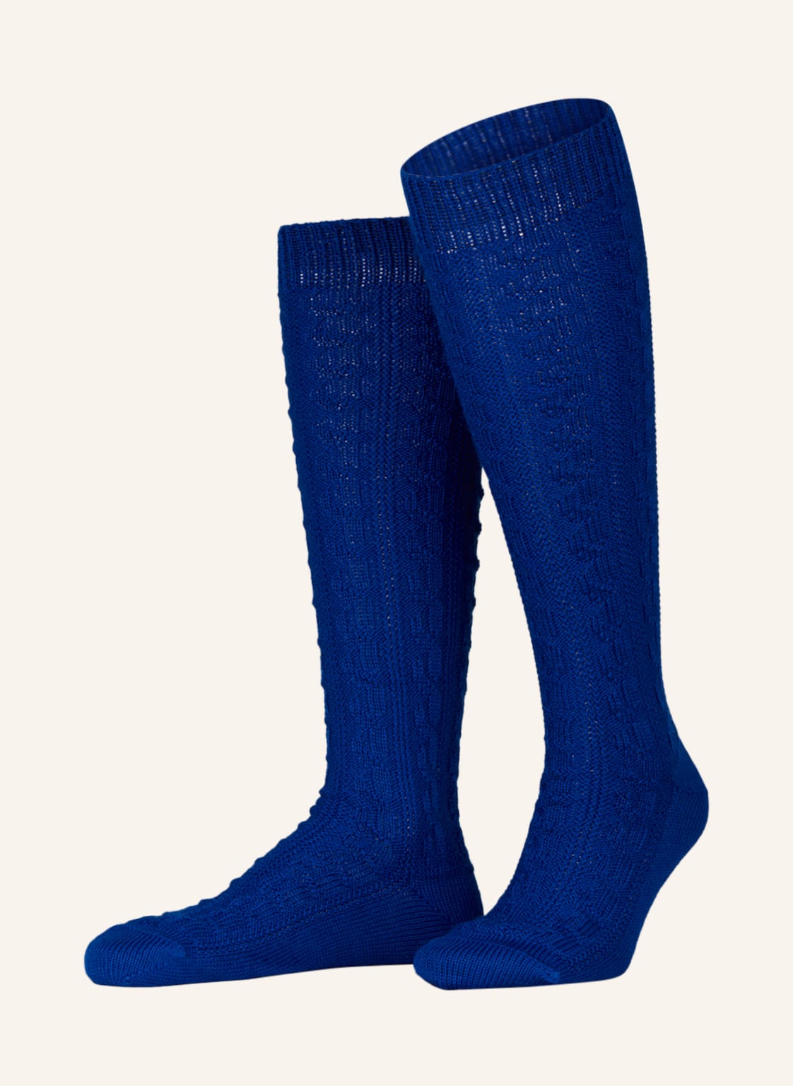 Lusana Trachten-Kniestrümpfe blau Lusana Trachten-Kniestrümpfe blau von LUSANA