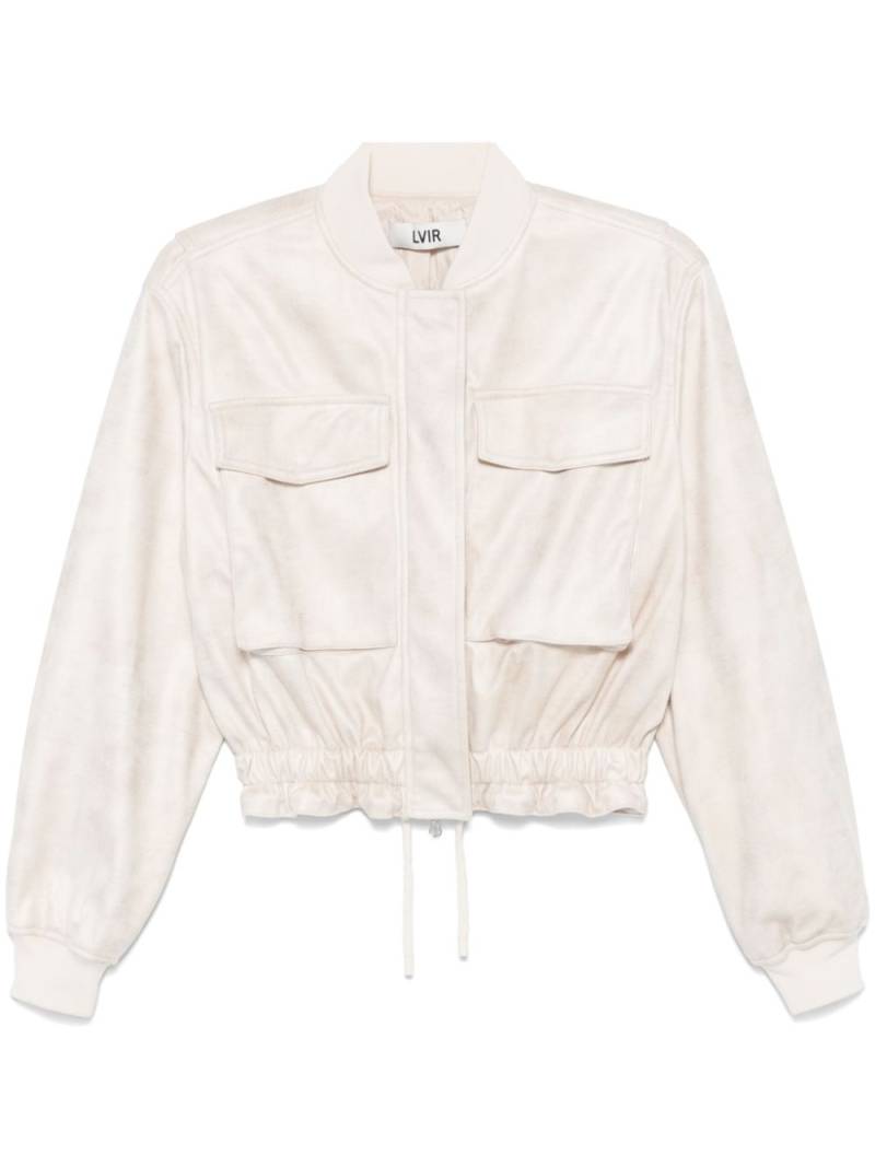 LVIR faux-suede jacket - Neutrals von LVIR