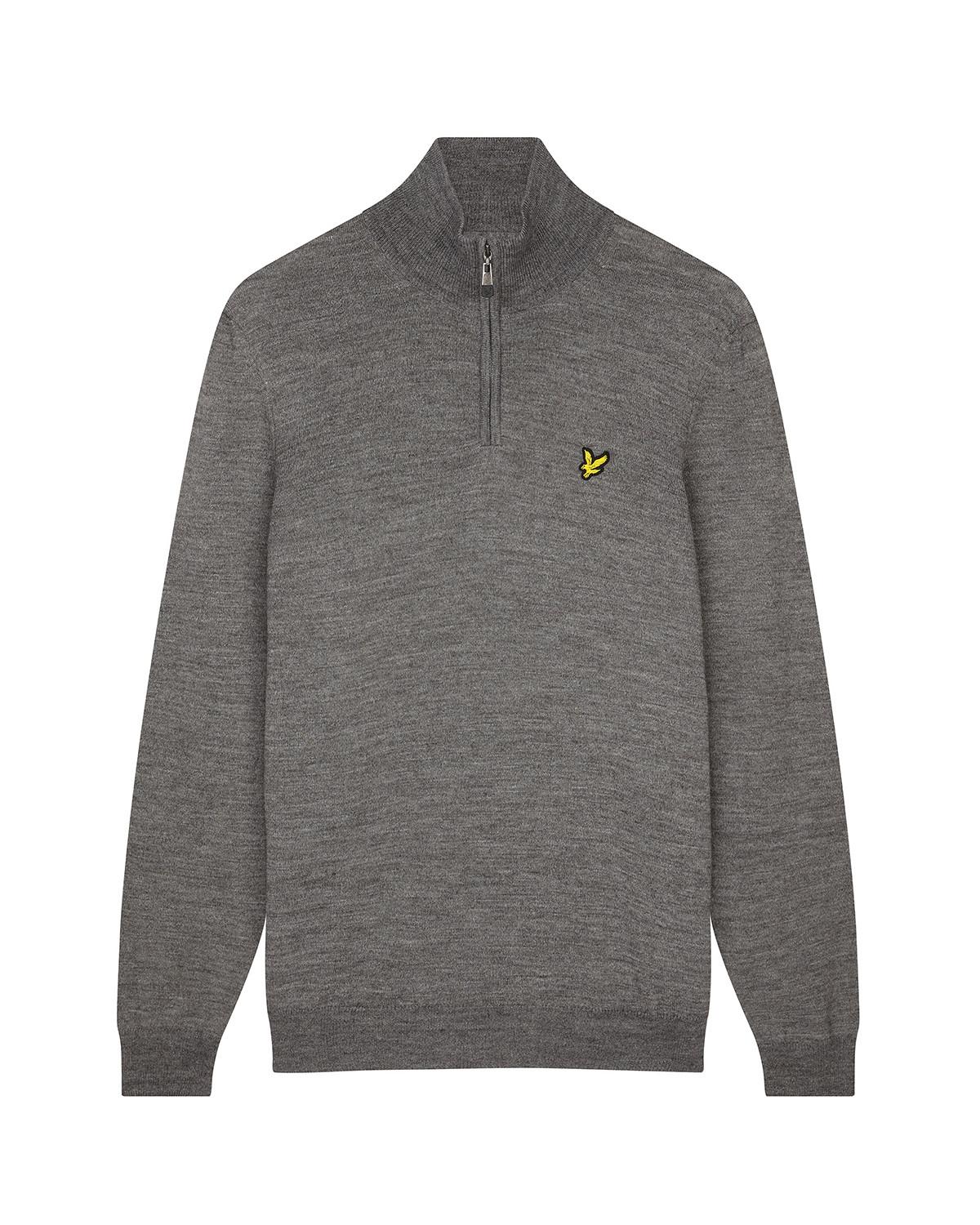 Puover Ye & Scott Core 1/4 Zip Merino Mix Herren  L von LYLE & SCOTT