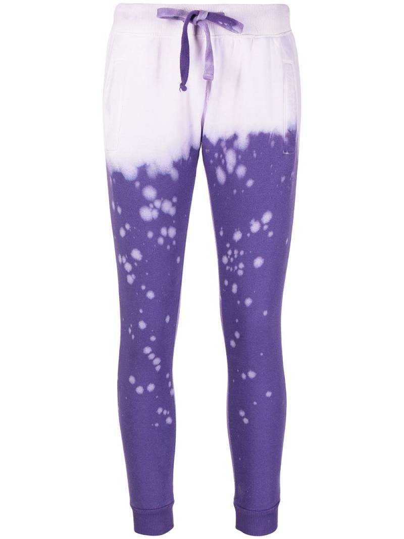 La Detresse Crush acid-wash trackpants - Purple von La Detresse