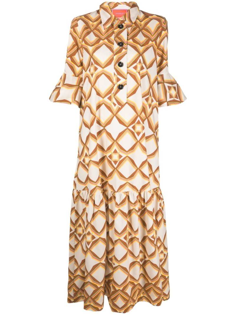 La DoubleJ Artemis printed dress - Neutrals von La DoubleJ