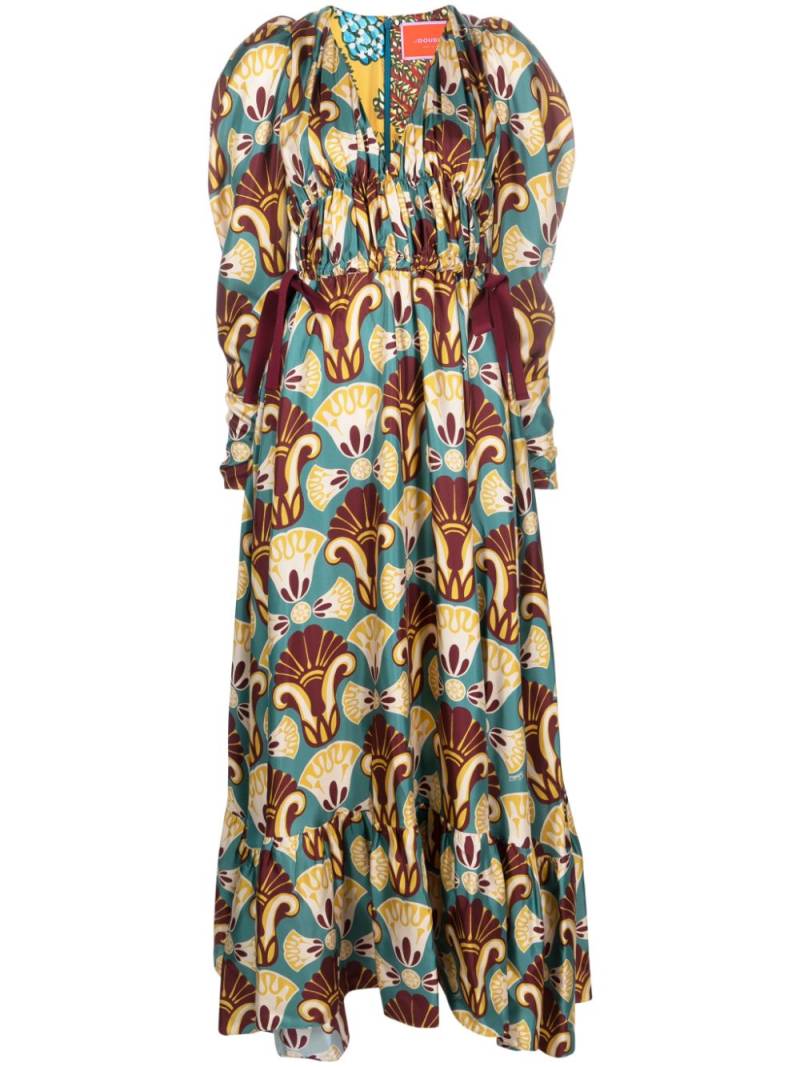 La DoubleJ Biennale graphic-print maxi dress - Blue von La DoubleJ