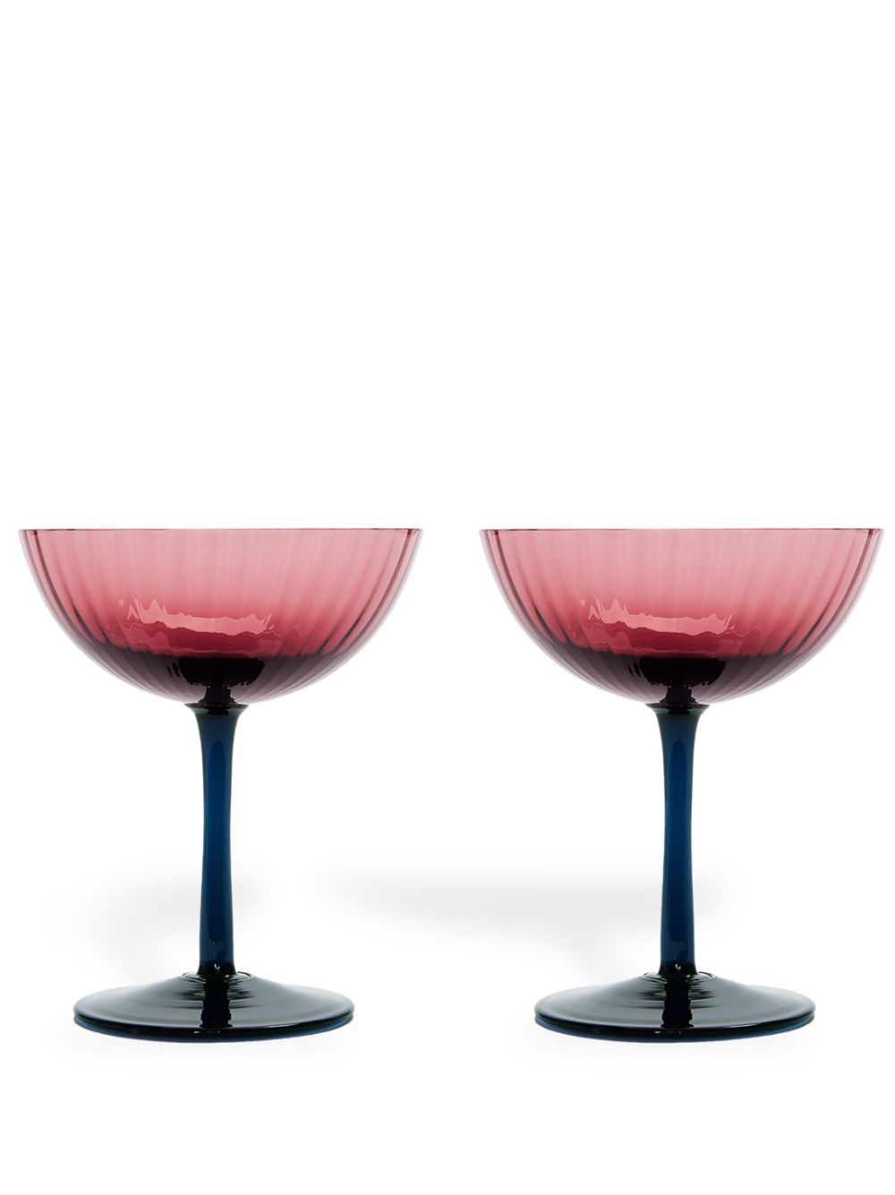 La DoubleJ Champagne coupe (set of two) - Red von La DoubleJ