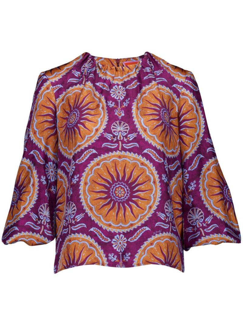 La DoubleJ Charming blouse - Purple von La DoubleJ