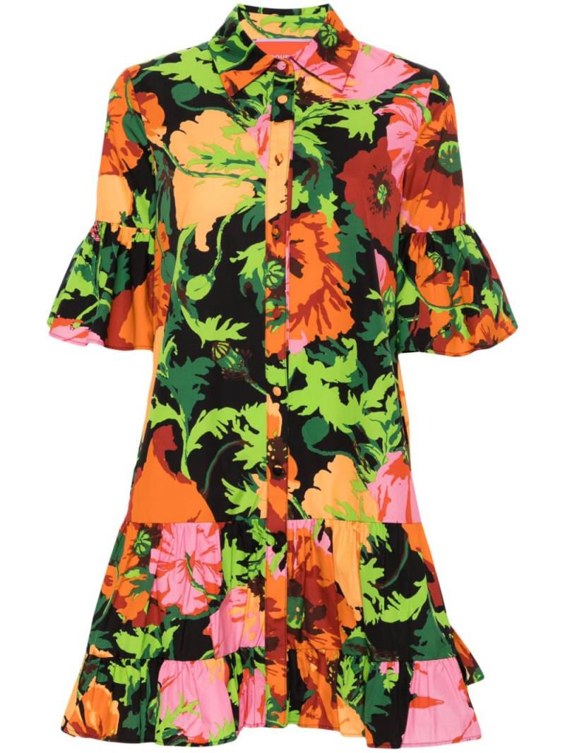 La DoubleJ Choux floral-print cotton shirtdress - Orange von La DoubleJ