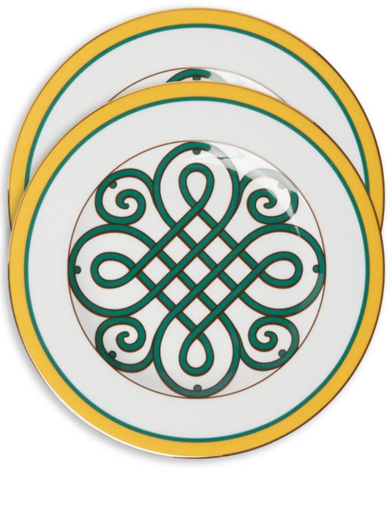 La DoubleJ Cortile dinner plates (set of two) - White von La DoubleJ