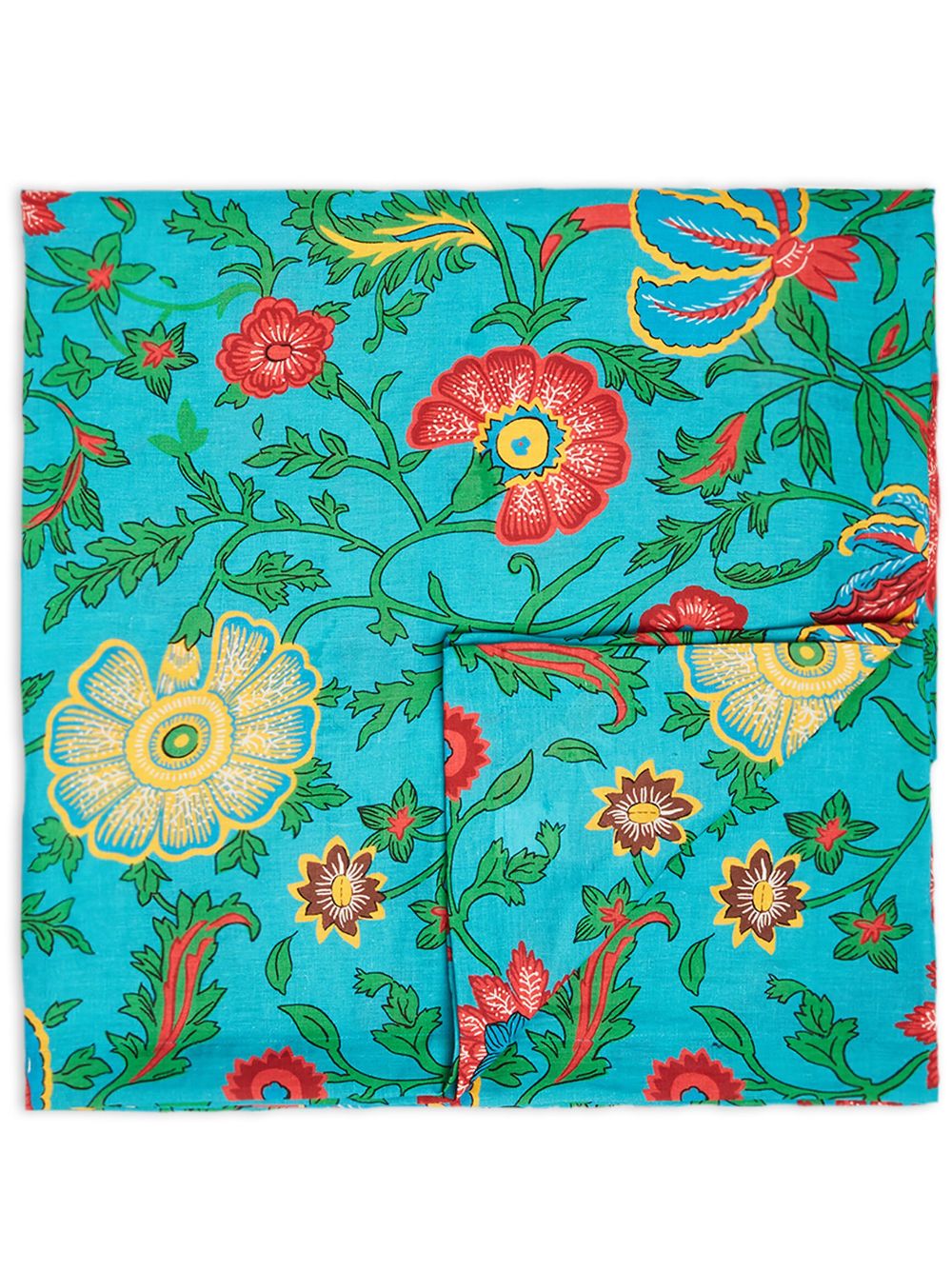 La DoubleJ Dragon Flower-print tablecloth (180x350cm) - Blue von La DoubleJ