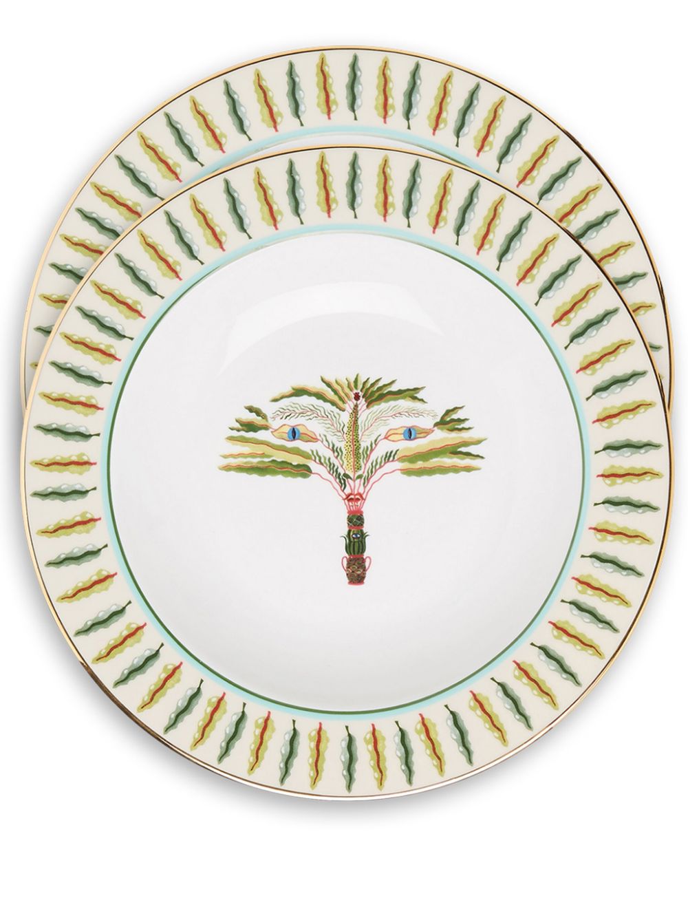 La DoubleJ Eden soup plates (set of two) - Yellow von La DoubleJ