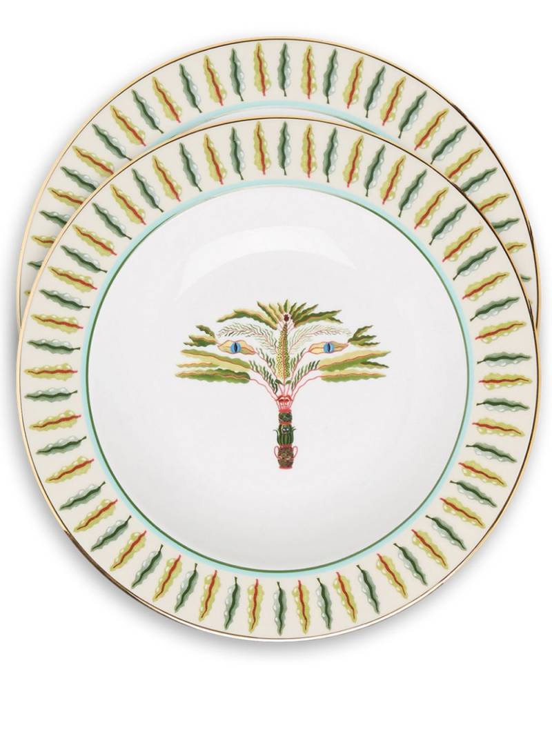 La DoubleJ Eden soup plates (set of two) - Yellow von La DoubleJ