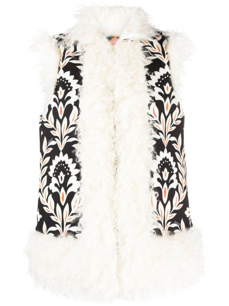 La DoubleJ Folk floral-print vest - Black von La DoubleJ