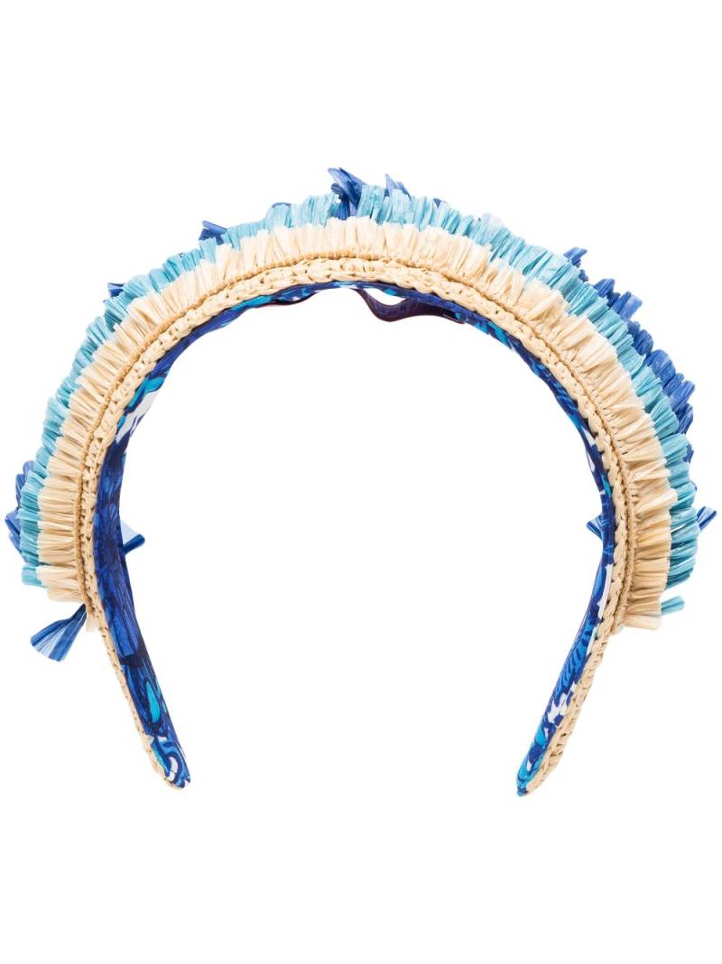 La DoubleJ Halo raffia hairband - Neutrals von La DoubleJ