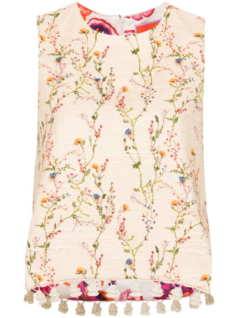 La DoubleJ La Scala floral top - Neutrals von La DoubleJ