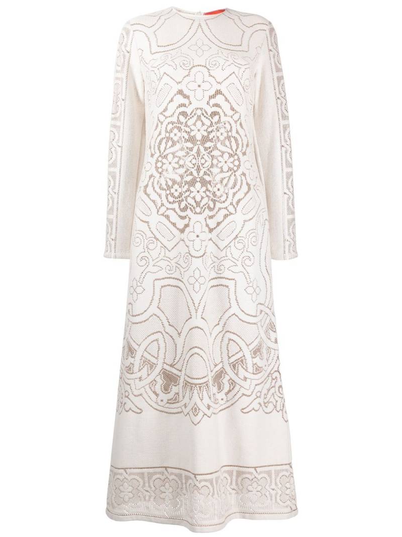 La DoubleJ Lacey maxi dress - White von La DoubleJ