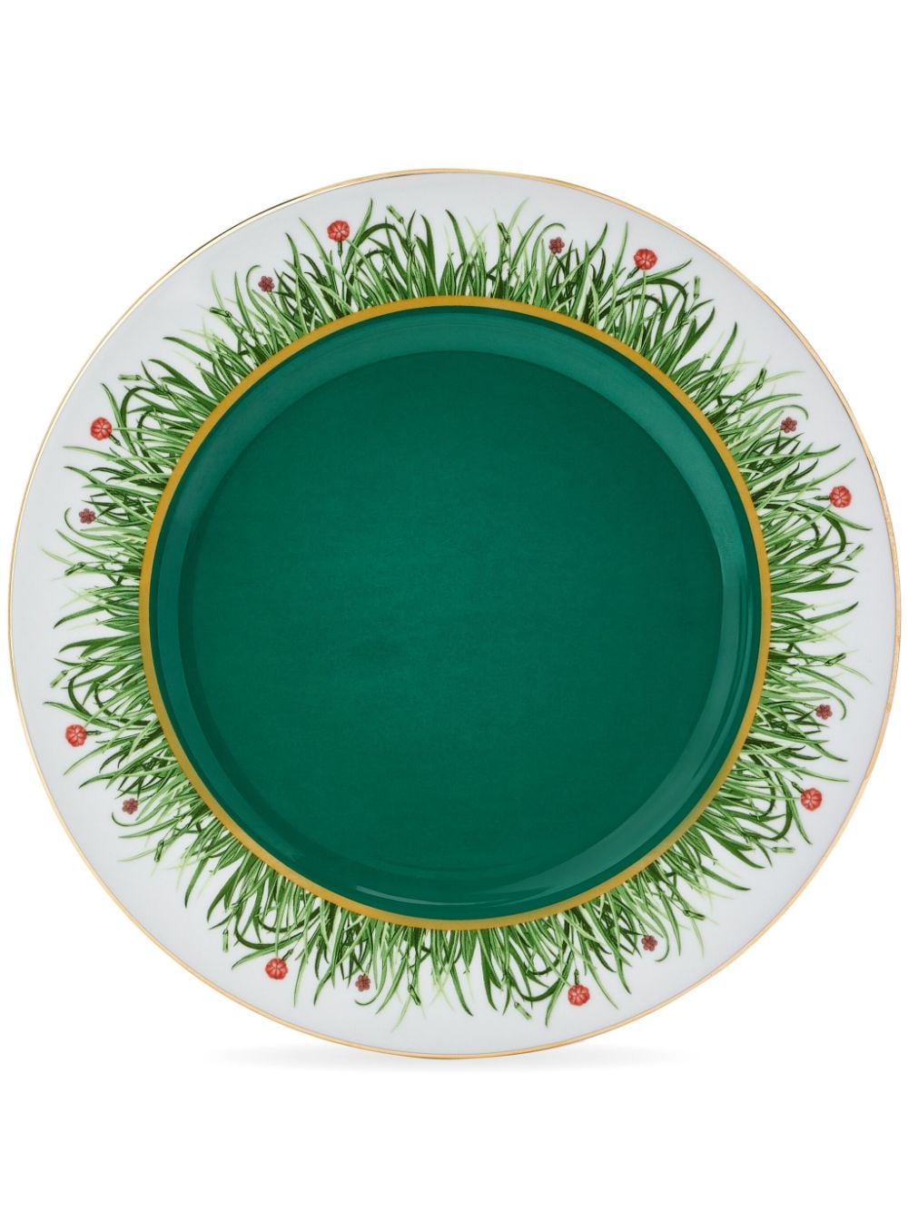 La DoubleJ Libellula charger plate (31cm) - Green von La DoubleJ