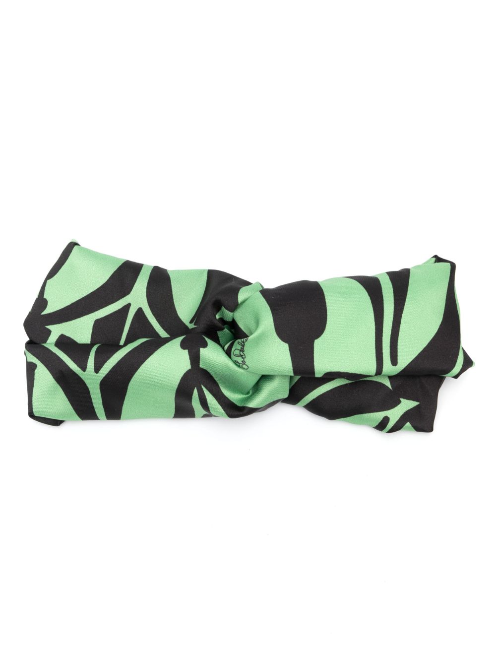 La DoubleJ Pinup twill headband - Black von La DoubleJ