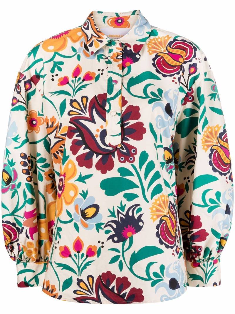 La DoubleJ Poet floral-print shirt - Neutrals von La DoubleJ