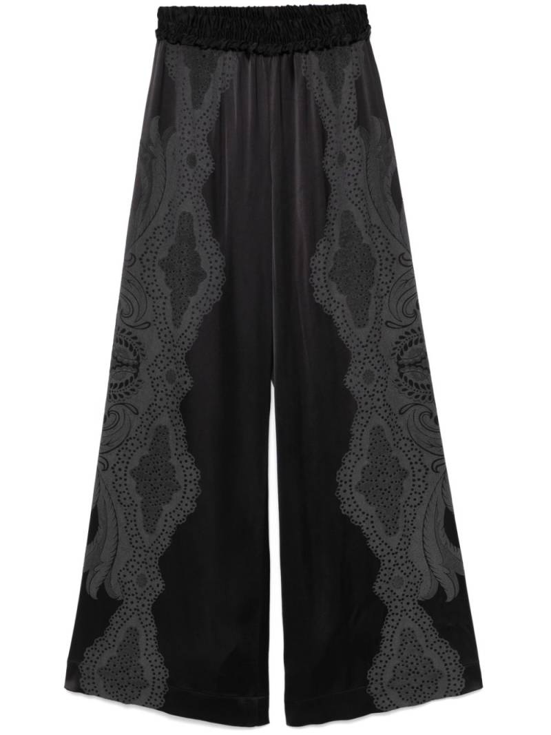 La DoubleJ Portal Laser palazzo pants - Black von La DoubleJ