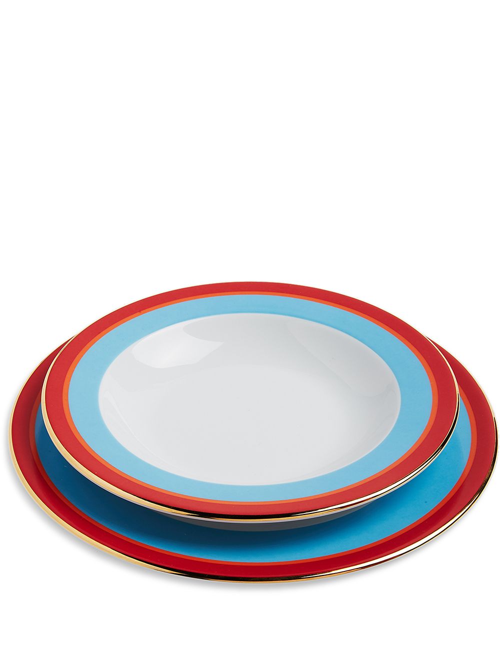 La DoubleJ Rainbow dinner set - Blue von La DoubleJ