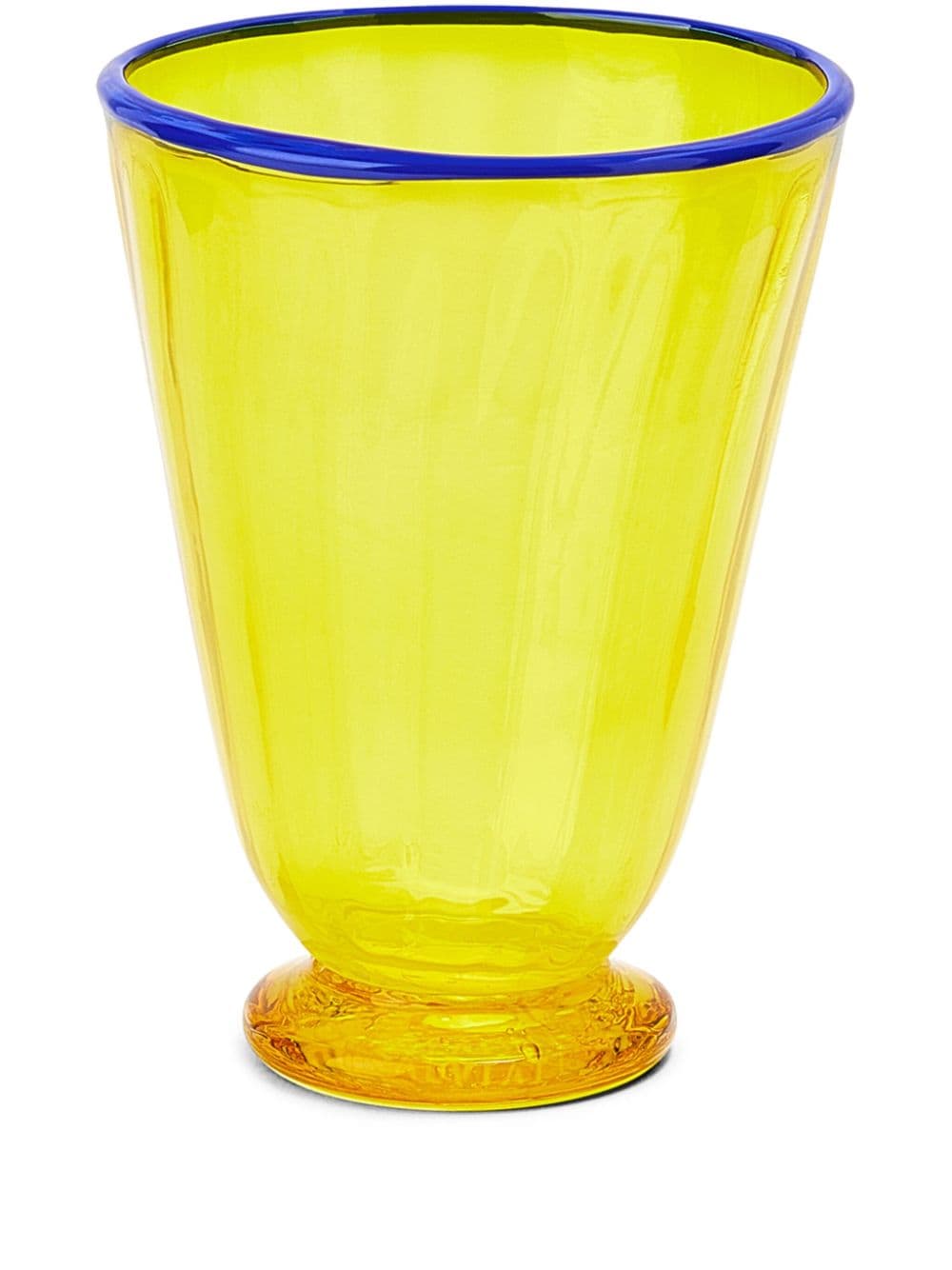 La DoubleJ Rainbow glass (set of four) - Yellow von La DoubleJ