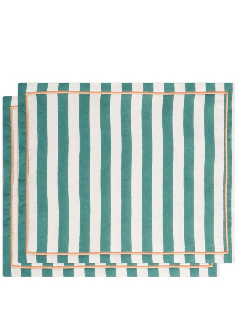 La DoubleJ Riviera placemat (set of two) - Green von La DoubleJ